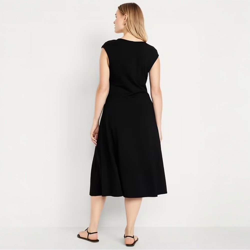 NWT Old Navy Fit & Flare Midi Dress - Picture 5 of 5